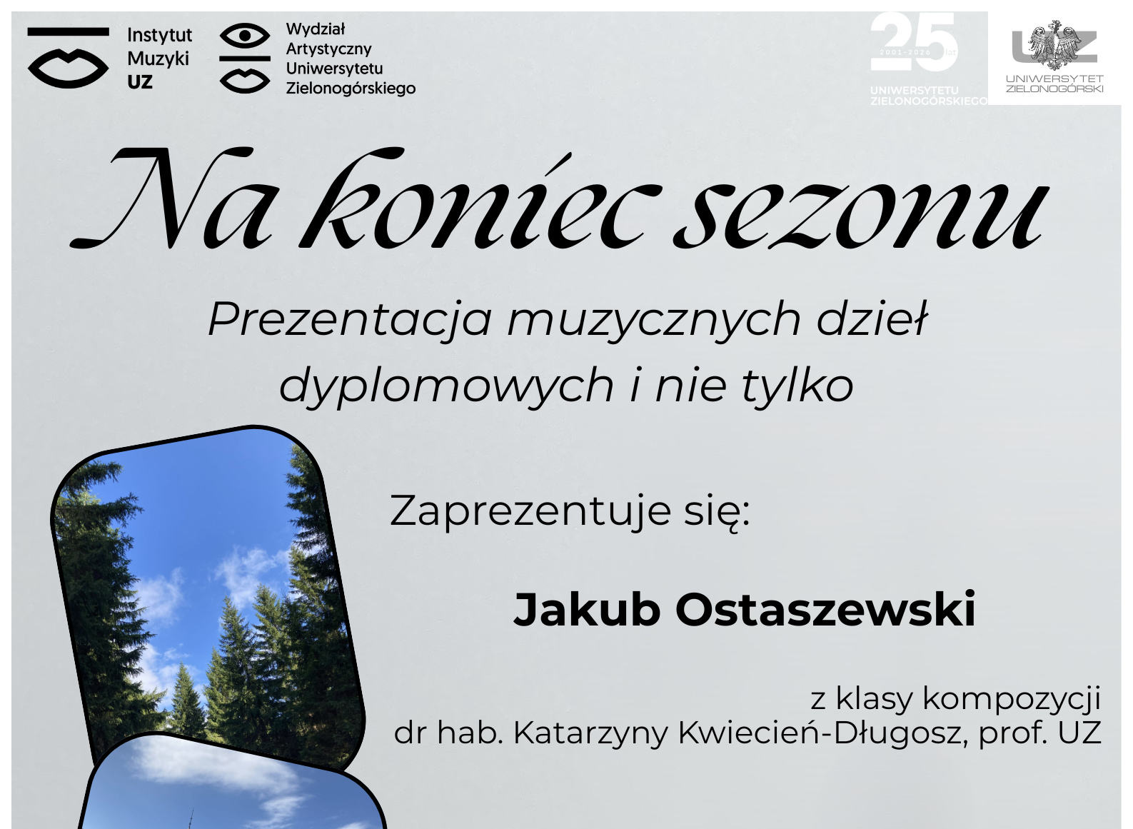 Dyplom - prezentacja prac kompozytorskich