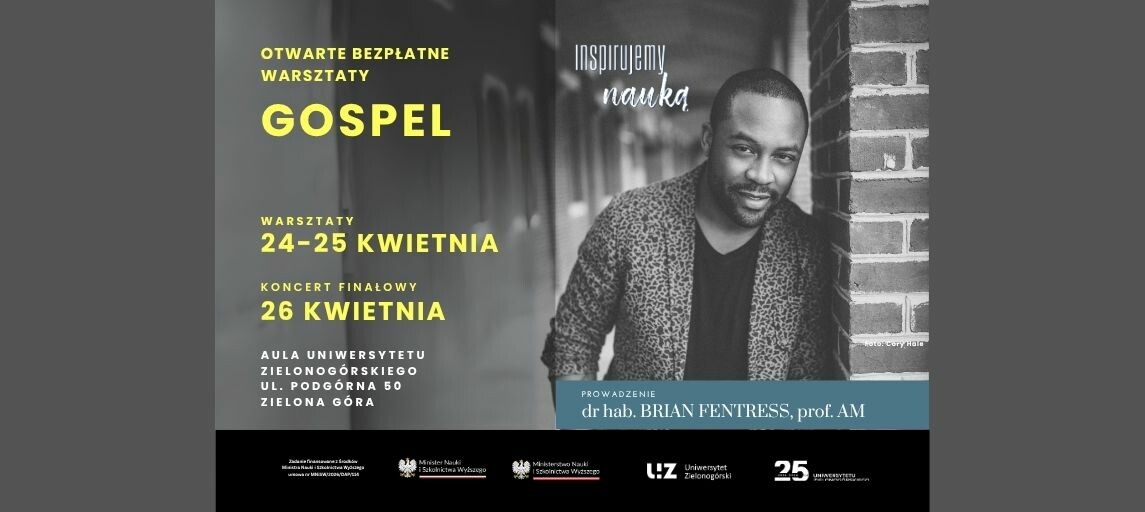 Otwarte warsztaty gospel z Brianem Fentressem