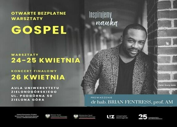 Otwarte warsztaty gospel z Brianem Fentressem